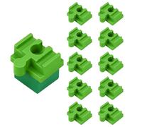 Wooden Train Track Connectors - PP 4x3.2x1.9cm | Trains Track Rail Connection | Portable Wooden Train Tracks Connector Set For Kids Trains Building Blocks And Educational Play