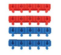 Wooden Train Track Connectors Premium Building Block Track Adapter Accessories for Kids Creative Play Durable ABS Material 20 Pieces Set