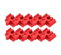 Wooden Train Track Connectors - Railway Joiner, Toy Track Bridge Links | 10-Piece Adapter Pack for Wooden Rail Sets, Connector Parts for Imaginative Playtime, Toddler Learning Training Use