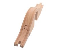 Wooden Train Track Expansion: Track Pieces Bridge Pier Railway Accessories Compatible with Toy Train Railroads