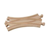 Wooden Train Track Vehicles Toy Train Tracks Accessories for Boys Girls Kids 17.8cmx7.3cmx1.2cm Wood color 17.8x7.3x1.2cm