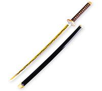 wooden training sword, Cos Anime Wooden Sword Model, Role-playing Weapon Props With(E)