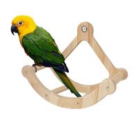Wooden Training Wheel as a Movement Toy for Ornamental Birds Like Nymphesittieche Parrots | Sports Swing Game for Species - Appropriate Entertainment and Quotidi Promotion