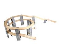 Wooden Trains Railway Set Compatible Accessories Spiral Track