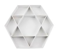 Wooden Tray Exquisite Craftsmanship Fruit Tray Food Serving For Festive Displaying Festive Hexagon Serving