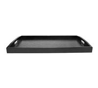 Wooden tray,Extra Large Serving Trays with Handles for Breakfast in Bed, Lunch, Dinner, Appetizers, Patio, Ottoman, Coffee Table, BBQ, Party 19.7 x 11.8 x 1.8 Inch