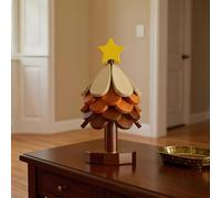 Wooden Tree Trivet Set, 3/4/5 Pieces Natural Christmas Tree Trivet, Hot Pot Holders With Stand, Stackable Non-Slip Insulation Christmas Trees Placement, For Hot Pots, Pans, Teapot, Dishes