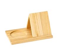 Wooden Triangle Book Holder, Multifunctional Bookcase Stand, 10x8 Inches Reading Rest with Stable Support, Tabletop Organizer, Book Display with Modern Design, Home Decor for Bedroom Studio