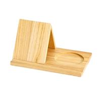 Wooden Triangular Book Stand - Adjustable Reading Stand, Desk Centerpiece Organizer, Versatile Book Display Stand Easy Install | Functional Home Decor