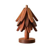 Wooden Trivet Tree Shaped Trivet Set Walnut Wood Trivet Set Trivet Trivet + Holder for Hot Dishes, Pots, Bowls, Teapots, Pot Holders