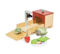Wooden Turtles With Accessories Figurine