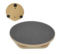 Wooden Twist Exercise Machine - Professional Waist Twister Abdominal Trainer Slimming Body Toning Disc | Rotary Fitness Board for Yoga, Pilates, Workout