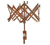 Wooden Umbrella Yarn Swift Winder for Crocheting - Adjustable Yarn Skein Winder, Handcrafted Yarn Holder for Knitting & Crochet Projects Premium Wooden Construction - Made from Durable