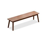Wooden Upholstered Bench for Indoor Use - Easy Assembly Entry Bench for Living Room, Hallway, and Dining Room (Original Wood)