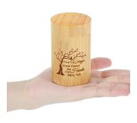 Wooden Urns for Human Ash, Small Urns for Human Ashes Keepsake with Tree and Wish Word, Beautifully Wood 3x2 In Keepsake Urn for Humans or Pet Ash, Refined Hard Wood Urn Pet Supplies for Dog Cat Ashes