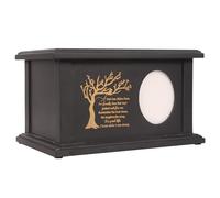 Wooden Urns for Human Ashes - Wood Cremation Urns Adult for Funeral, Burial or Home - Urns for Ashes Men Women - Decorative Urn for Ashes Male Female (Tree of Life)