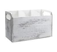 Wooden Utensil Storage Box 27x10.5x15.5cm Kitchen Utensil Holder Kitchen Utensils Organizer Cutlery Organiser Caddys Farmhouse Kitchenware Case With 3 Compartments For Whisks, Spoons, Skimmers