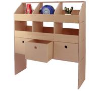 Wooden Van Rack System / 6 Pigeon Hole & 3 Drawers Plywood