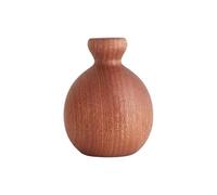 Wooden Vase - Rustic Aesthetic Table Centerpieces for Decoration | Natural Flower Arrangement Holder with Durable Build, Stylish Craft Accessory with Compact Design & Versatile Use for Bedroom, Living