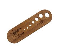 Wooden Vegetable Leaf Separator & Herb Stripper Bowl,Fun Kitchen Tools & Cooking Gifts,Herb Chopper & Leaf Cleaning Tongs,Automatic Kitchen Gadgets,Chef Tools & Home Gadgets for Kitchen Hacks