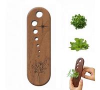 Wooden Vegetable Leaf Separator, Pottery Herb Stripper Tool Supplies, Exquisite Herb Stripper Bowl & Fun Kitchen Gadget for Chefs & Home Use