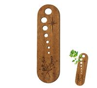 Wooden Vegetable Leaf Separator, Pottery Herb Stripper Tool Supplies, Fun Kitchen Gadgets, Exquisite Herb Stripper Bowl Gifts for The Kitchen Suitable for Home Use & Chefs