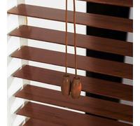 Wooden Venetian Blinds,50mm Slats Horizontal Window Blinds,Solid Wood blind,WxH-70x80cm(28x31in)