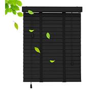 Wooden Venetian Blinds 50mm Slats Horizontal Window Treatments 50cm to 120cm Wide Blackout & Heat Insulation Perfect for 80x100cm/31.5x39in Windows