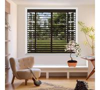 Wooden Venetian Blinds for Horizontal Privacy Curtains for Indoor/Outdoor Use Adjustable Sizes 180cm 170cm 160cm 140cm 120cm 100cm 80cm (145Wx220H cm)