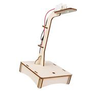 Wooden Voice Controlled Lamp Model Creative Educational Science Project for Kids Physics Teaching Demonstration Sound Control Lamp Model
