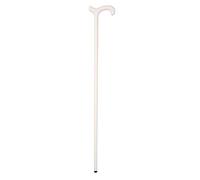 Wooden Walking Stick Derby Handle - White Stained Beech (36")
