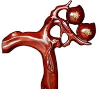 Wooden Walking Stick Solid Cane Wooden Crutches Wand Wings Wings Wooden Climbing Sticks Faucet Crutches Sticks Carving Cane Sculpture Walking for The Elderly Birthday Gift Decoration