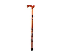 Wooden Walking Sticks Cane, Elderly Crutches, Solid Wood Walking Stick, Anti-Skid Walker, Fine Carving Copper Modification 94cm Long Can Be Truncated As Needed Mobility Aid for Elderly,