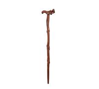 Wooden Walking Sticks Cane Elderly Crutches Solid Wood Walking Stick Fine Carving Faucet Handle Implied Auspicious Elderly Supplies Walker 92 cm Long Can be truncated as Needed Mobility