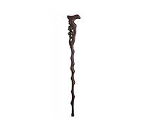 Wooden Walking Sticks Cane Elderly Crutches Solid Wood Walking Stick Fine Carving Implied Auspicious Elderly Supplies Walker 90 cm Long 5 Styles Can be truncated as Needed Mobility Aid