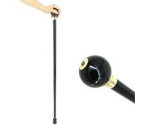 Wooden Walking Sticks - Vintage Walking Sticks for Men - 37.4inch Novelty Elegant Black 8 Billiard Walking Cane Home Decor Cosplay Decorative Canes