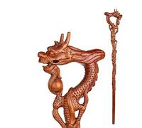 Wooden Walking Sticks Walking Stick Iron Pear Wood Crutches 2 Colors Hollow Engraving One- size Handle Meaning Extraordinary Representation Of The Right Position 93 Cm Mobility Aid for Elderly, Senior