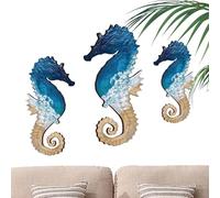 Wooden Wall Decor, 3Pcs Beach Decorations - Beach Theme Decoration, Farmhouse Decor for Bathroom Bedroom Fence Home Indoor Outdoor