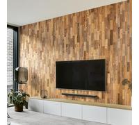 Wooden Wall Design Wall Cladding Made of Reclaimed Wood, Natural Vintage Wood Wall Panels, Wall Decoration, Wooden Cladding, Wooden Wall, Wall Design, Model Amata. (1 m2)