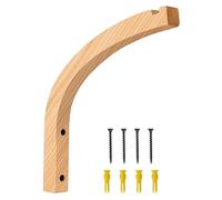 Wooden Wall Hooks - Rustic Planter Hanger, Lantern Holder, Non-Slip Sturdy Bracket, Stylish Style | Home Bedroom Kitchen Balcony Farmhouse Garden Patio Porch Decor