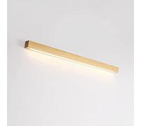 Wooden Wall Lamp Indoor Led Long Strip Mirror Front Light for Bathroom Led-Warm Light Nordic Wall Lights for Bedroom Corridor/Logs Wood/80Cm