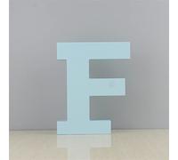 Wooden Wall Letters F - Blue Decorative Wall Letter for Children's Nursery Baby's Room, Baby Name and Girls Bedroom Décor