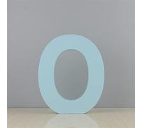 Wooden Wall Letters O - Blue Decorative Wall Letter for Children's Nursery Baby's Room, Baby Name and Girls Bedroom Décor