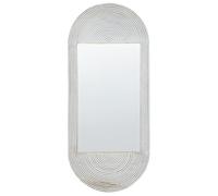 Wall Mirror BRIANT 56 cm 130 cm Mango Wood White