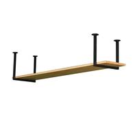 Wooden Wall-Mounted Sto Shelf Hanging Wine Rack & Plant Stand for Kitchen Cabi Bars & Cafés Easy Assembly (1-Layer 150x30x40cm)