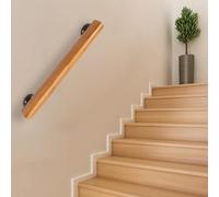 Wooden WallMounted Handrail 50600cm NonSlipRailing for Indoor s Terrace Guardrail for Lofts Hallways and Garden - Safe Home Support Bar