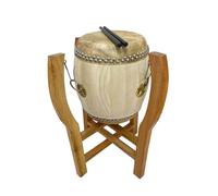 Wooden War Drum - High-Pitched Percussion Instrument for Drama Troupe Performances and Festival Celebrations