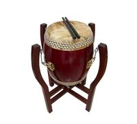 Wooden War Drum - High-Pitched Percussion Instrument for Drama Troupe Performances and Festival Celebrations