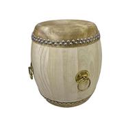 Wooden War Drum - High-Pitched Percussion Instrument for Drama Troupe Performances and Festival Celebrations