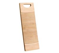Wooden Wash-Board for Laundry - Gentle Yet Thorough Cleaning | Bambo Hand Washing Board Wavy Pattern | Household Hand Washing Delicate & Kids Clothes, Eco-Friendly & Energy Saving